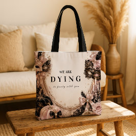 Bolsa Tote Celebração Caprichosa de Halloween em Pastel