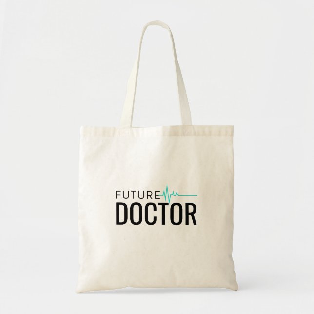 Bolsa Tote Celebração de Formatura de Futuro Médico (Frente)