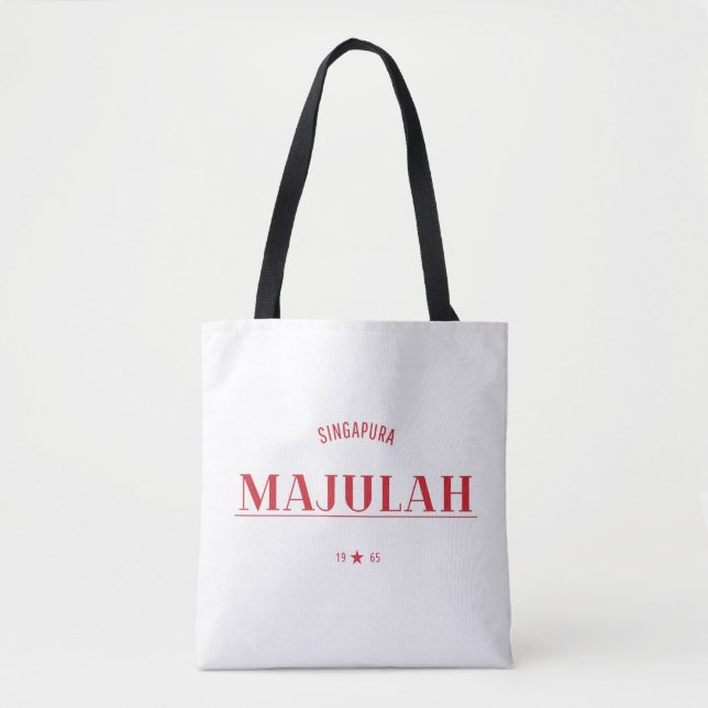 Bolsa Tote Celebração Majulah Singapura (Frente)