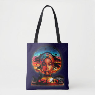 Bolsa Tote Celebrando uma beleza africana incrível