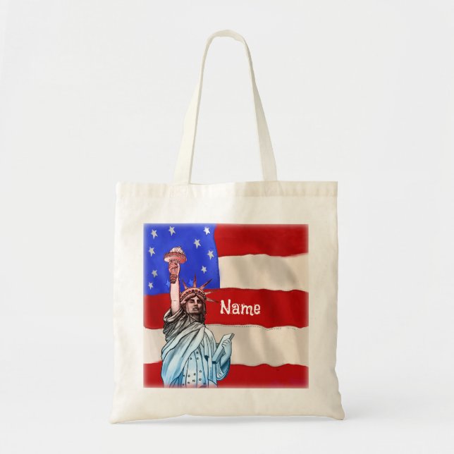 Bolsa Tote Celebrar a liberdade (Frente)