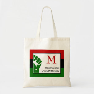 Bolsa Tote CELEBRAR MONOGRAMA Personalizável JUNETEENTH
