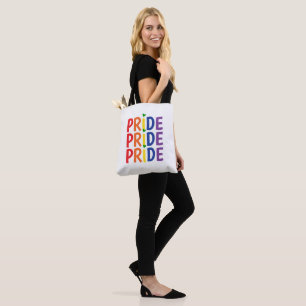 Bolsa Tote Celebrar o orgulho mês colorido do arco-íris