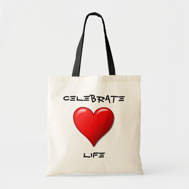 Bolsa Tote Celebrar Saco de Vida (Frente)