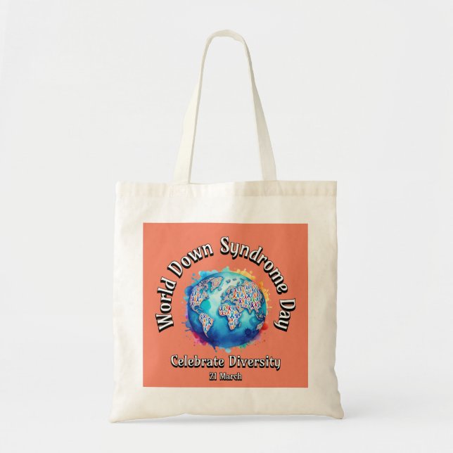Bolsa Tote Celebre a Diversidade. (Frente)