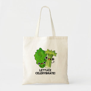 Bolsa Tote Celerybrate Cute Veggie Pun