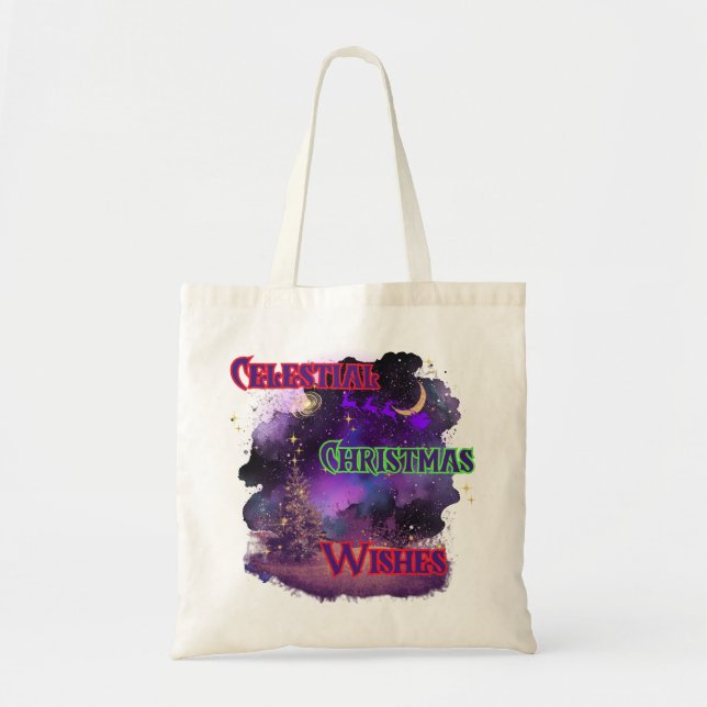 Bolsa Tote celeste (Frente)