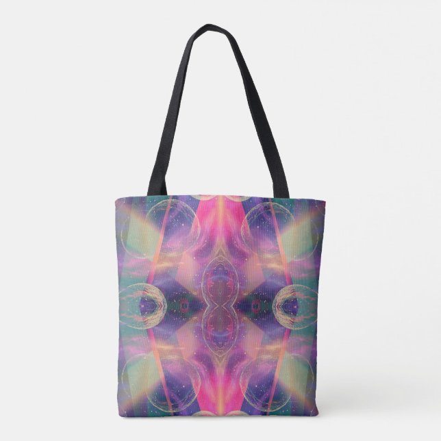Bolsa Tote Celestial Kaleidoscopic Dreams (Verso)