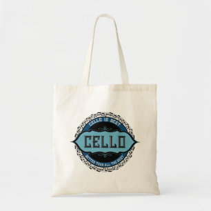 Bolsa Tote Cello Best Music Note Circle