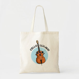 Bolsa Tote Cello-Llujah Funny Cello Pun