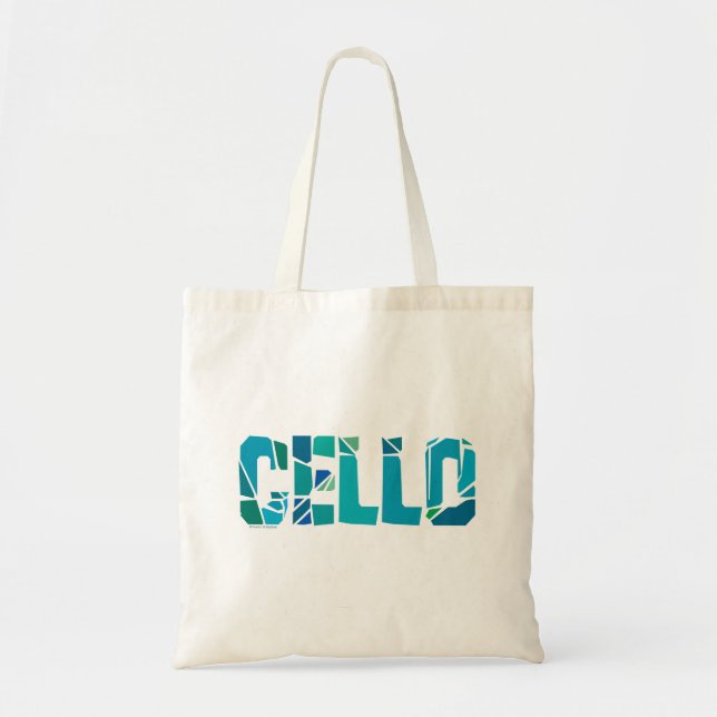 Bolsa Tote Cello rachado (Frente)