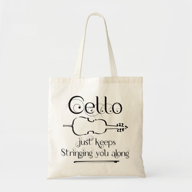 Bolsa Tote Cello String Along (Frente)