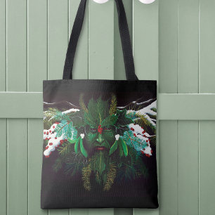 Bolsa Tote Celtic Winter Green Man