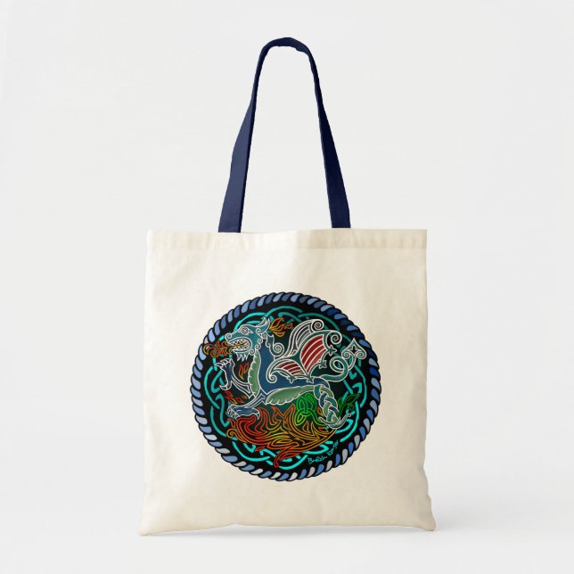 Bolsa Tote Céltique dragon (Frente)