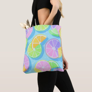 BOLSA TOTE CENA COLORIDA DE VERÃO E TEMA DE PRAIA