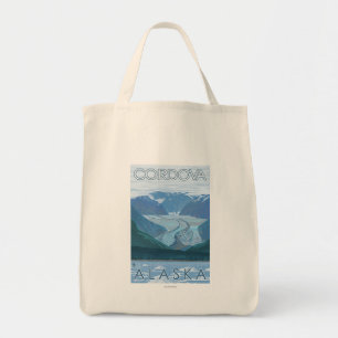 Bolsa Tote Cena da geleira - Cordova, Alaska