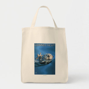 Bolsa Tote Cena da lontra de ConnecticutSea