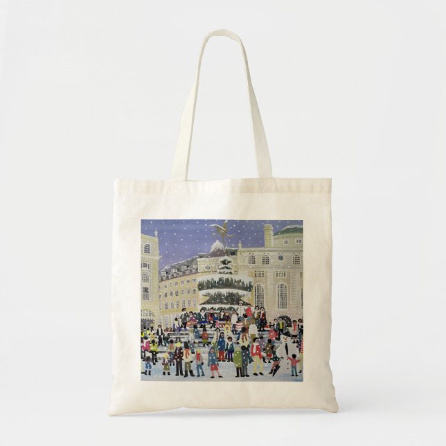 Bolsa Tote Cena da neve de Piccadilly (Frente)
