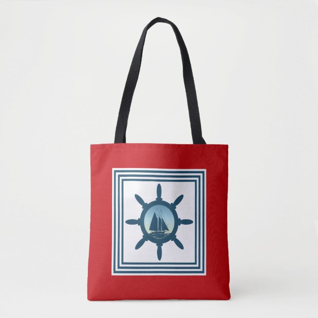 Bolsa Tote Cena de navegação (Frente)