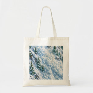 Bolsa Tote Cena de Neve na Montanha Avalanche