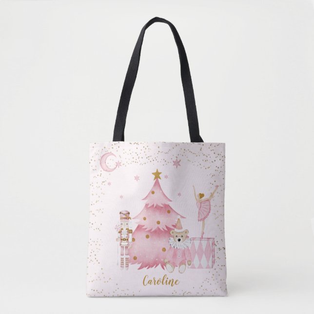 Bolsa Tote Cena de Suite de Quebra-Cobra Rosa (Frente)