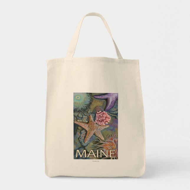 Bolsa Tote Cena MaineTidepool (Frente)