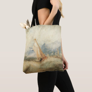 Bolsa Tote Cena marítima de navio marítimo vintage por Joseph