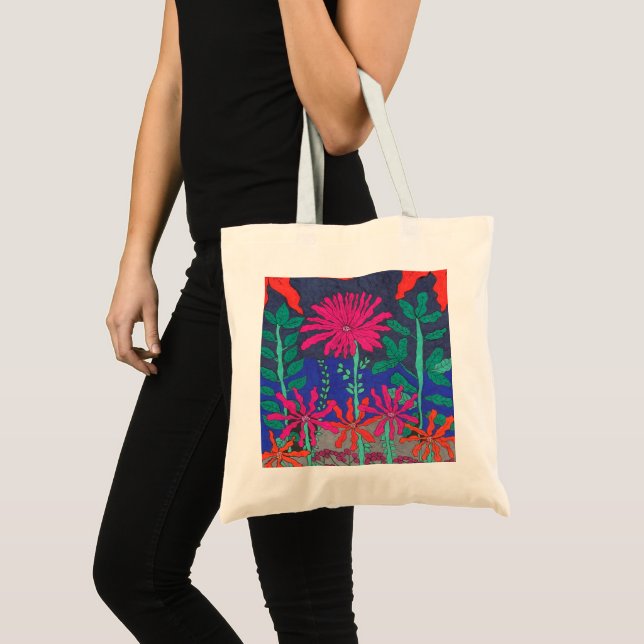 Bolsa Tote Cena Noturna do Jardim Flor (Frente (produto))