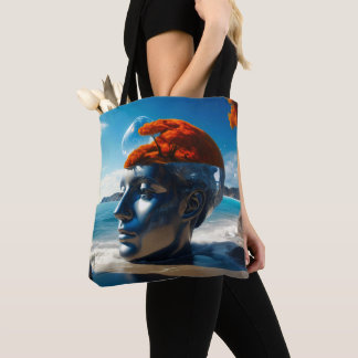 Bolsa Tote Cenas de praia surreal