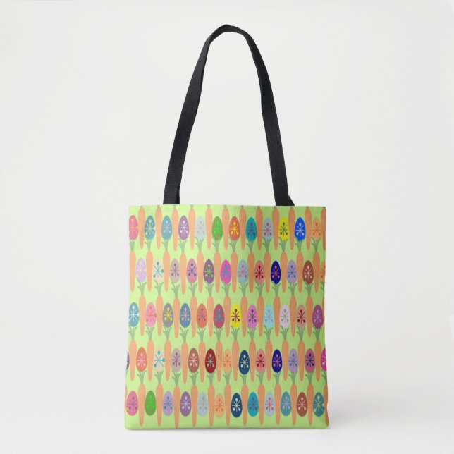 Bolsa Tote Cenouras e Ovos (Frente)
