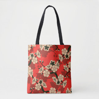Bolsa Tote Central de Cereja Japonesa: Na moda