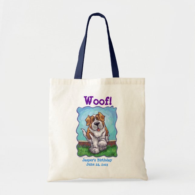 Bolsa Tote Centro do partido de St Bernard (Frente)