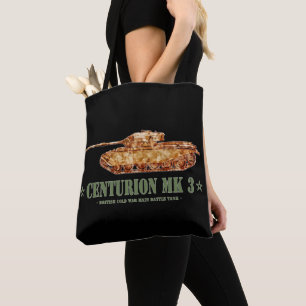 Bolsa Tote Centurion MK 3 Tanque britânico MBT da Guerra Fria