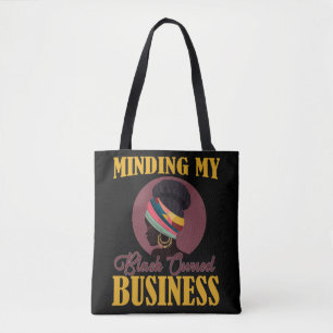 Bolsa Tote CEO African AMERICAN Small Business