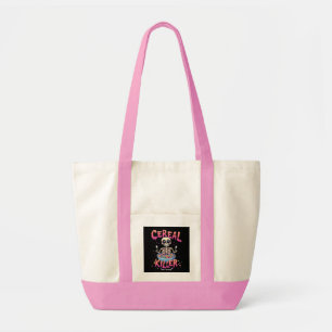 Bolsa Tote Cereal Killer Breakfast Cereal Engraçado Skeleton