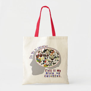 Bolsa Tote Cérebro Em Galinhas