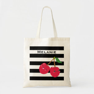 Bolsa Tote Cereja de Kawaii Fora Personalizada
