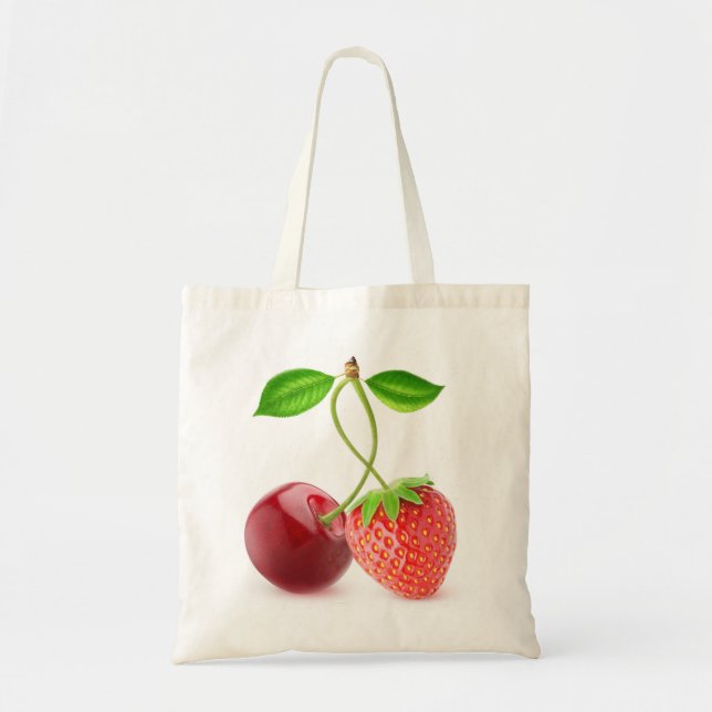 Bolsa Tote Cereja e morango juntos (Frente)