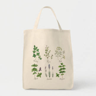 Bolsa Tote Cereja Reutilizável do Esquema de Plantas