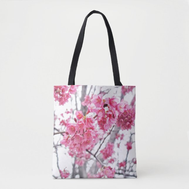 Bolsa Tote Cerejeira em flor (Frente)