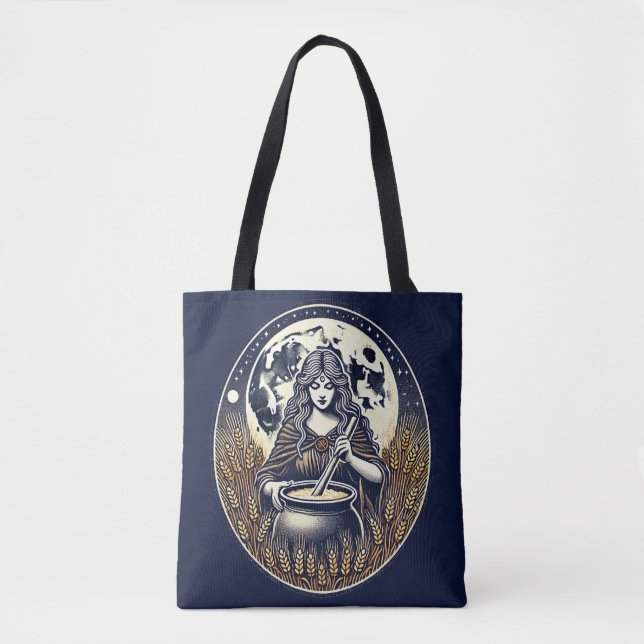 Bolsa Tote Cerridwen Witch (Frente)