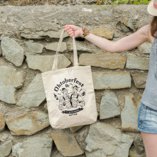 Bolsa Tote Cerveja de Bebendo do Oktoberfest Men