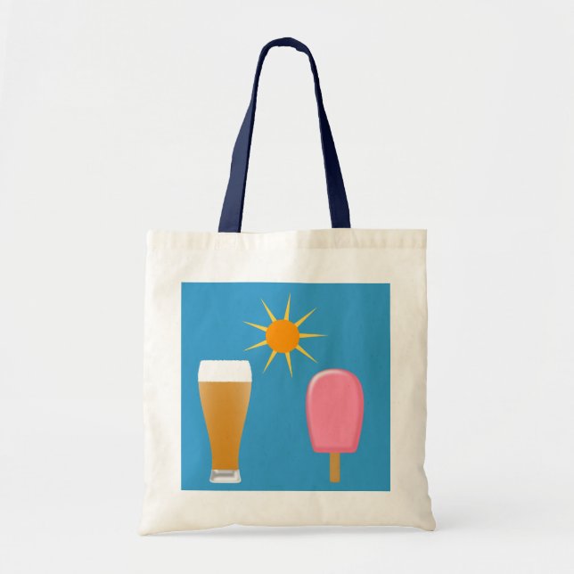 Bolsa Tote Cerveja e Sorvete (Frente)