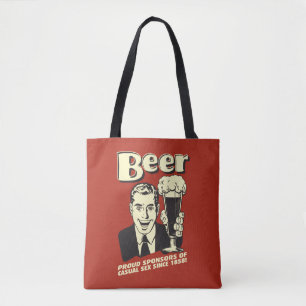 Bolsa Tote Cerveja: Orgulhosos Patrocinadores Sexo Casual