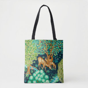 Bolsa Tote Cervos de William Morris por um impressão da