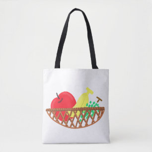 Bolsa Tote Cesta de Frutas Frescas Presente de Cozinha