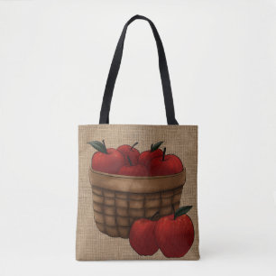 Bolsa Tote Cesta de Maçãs