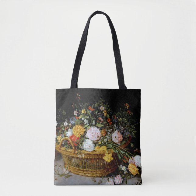 Bolsa Tote Cesto das Flores, Jan Brueghel, o Mais Jovem (Frente)