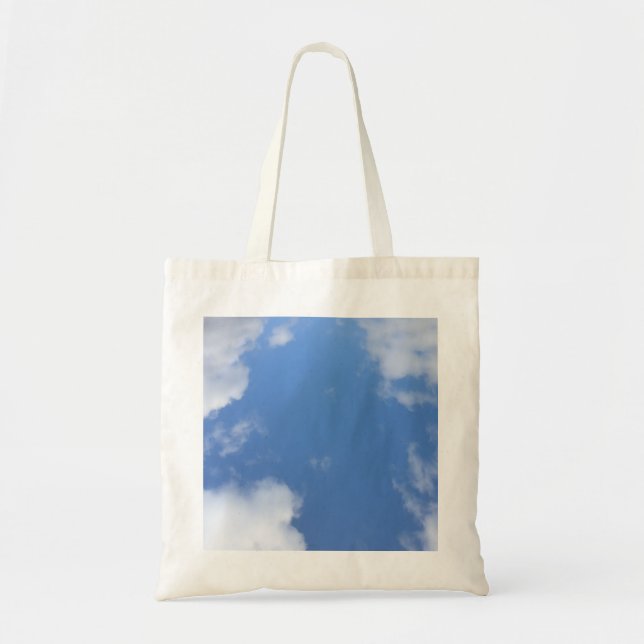 Bolsa Tote Céu de Primavera no Parque (Frente)