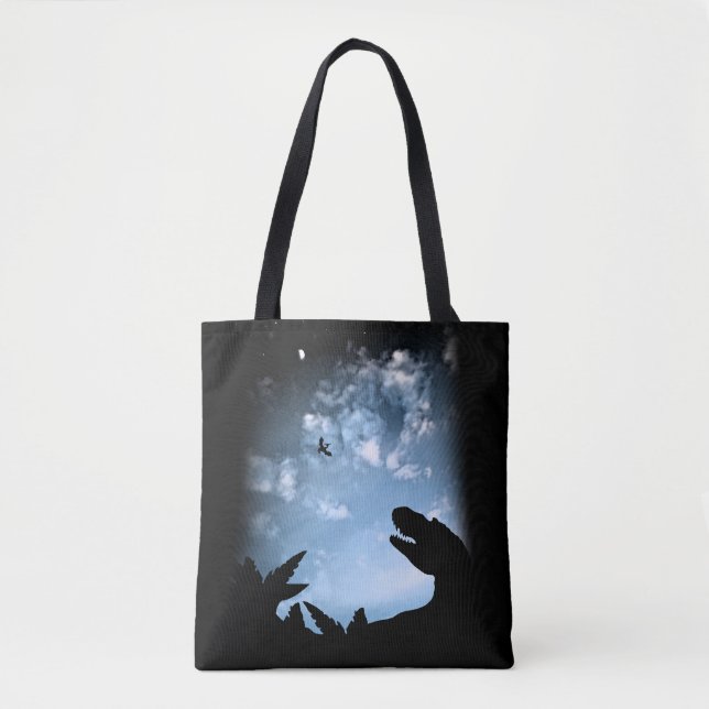 Bolsa Tote Céu Jurássico (Frente)